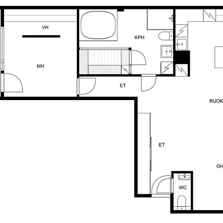 2ndhomes With Sauna & Jacuzzi In Kamppi *